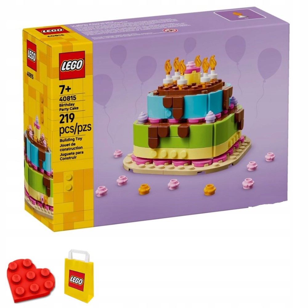 Gâteau d'anniversaire Lego Creator