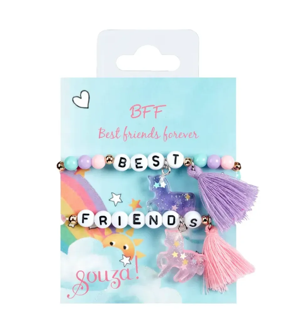 2 Bracelets Perles Best Friends