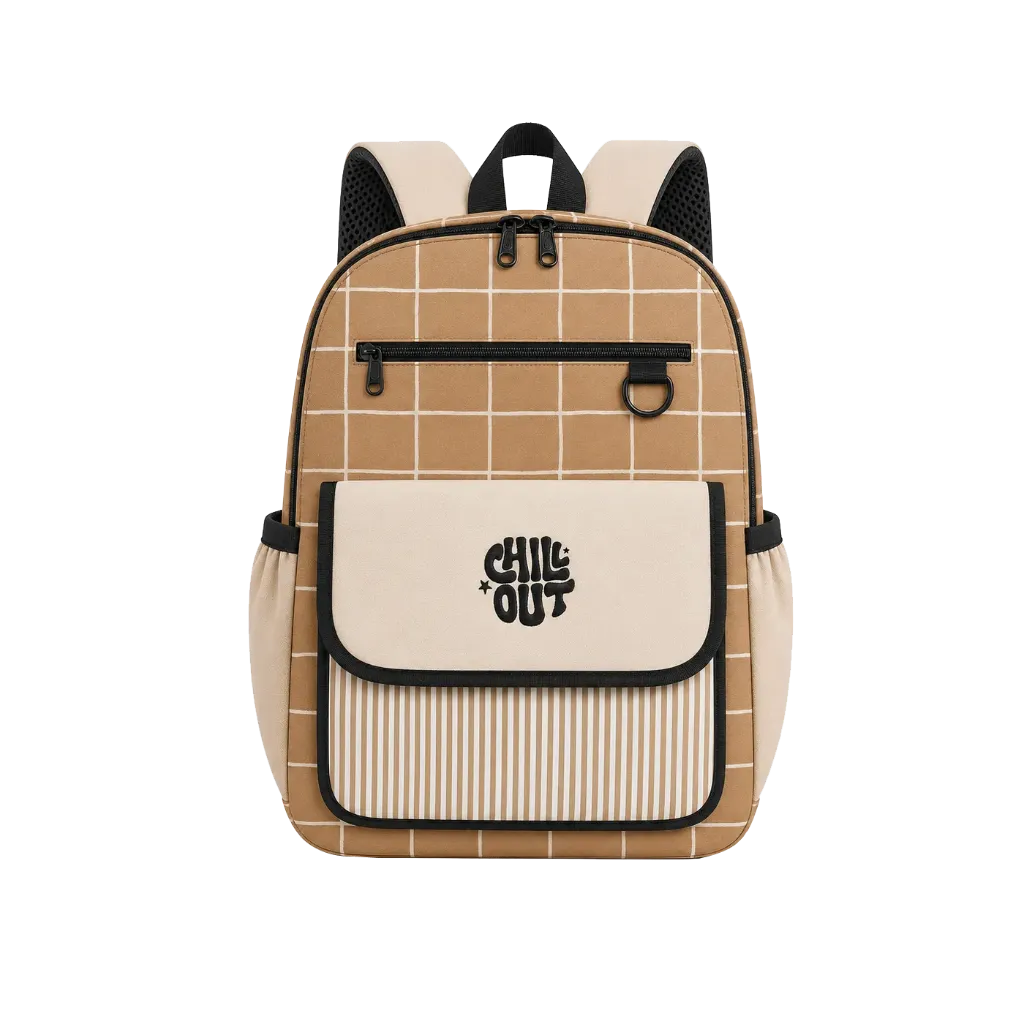 [ZA-2069] Sac à dos primaire Noé Caramel