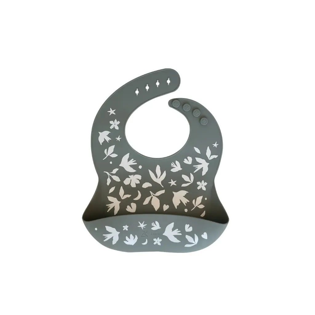 [ZA-1352] Bavoir en silicone Birdy