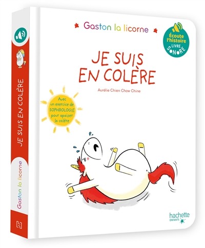 [HA-3022] Je suis en colère Gaston la licorne Livre sonore