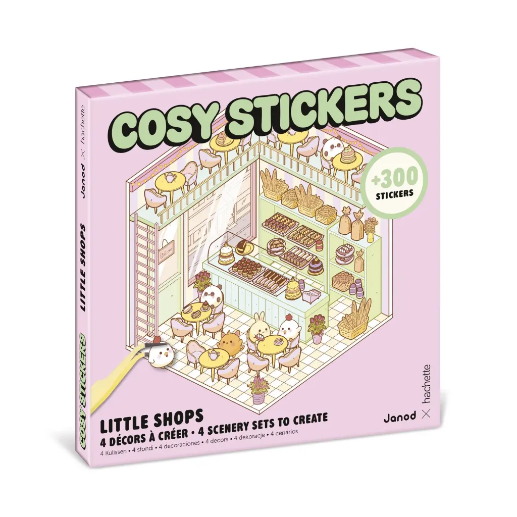 [JA-3137] Cosy Stickers Little Shops