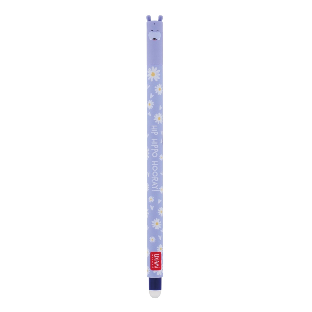 [LE-9060] Stylo à encre gel effaçable Hippo - Legami