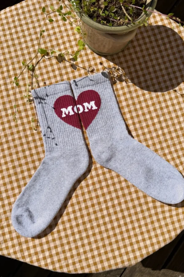 [TA-6264] Chaussettes Mom grises Tajinebanane