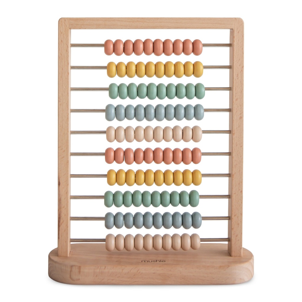 [MU-2870] Boulier Mushie Wooden Abacus
