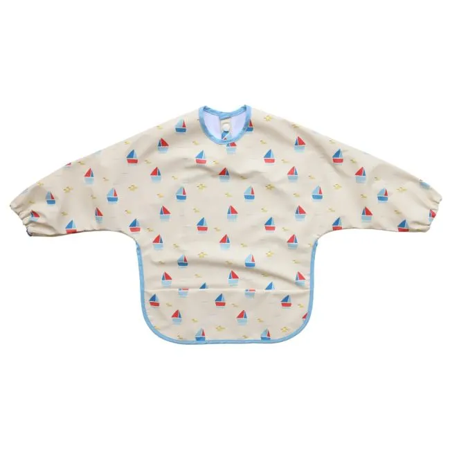 Bavoir tablier manches longues 1-3 ans - Petit Matelot