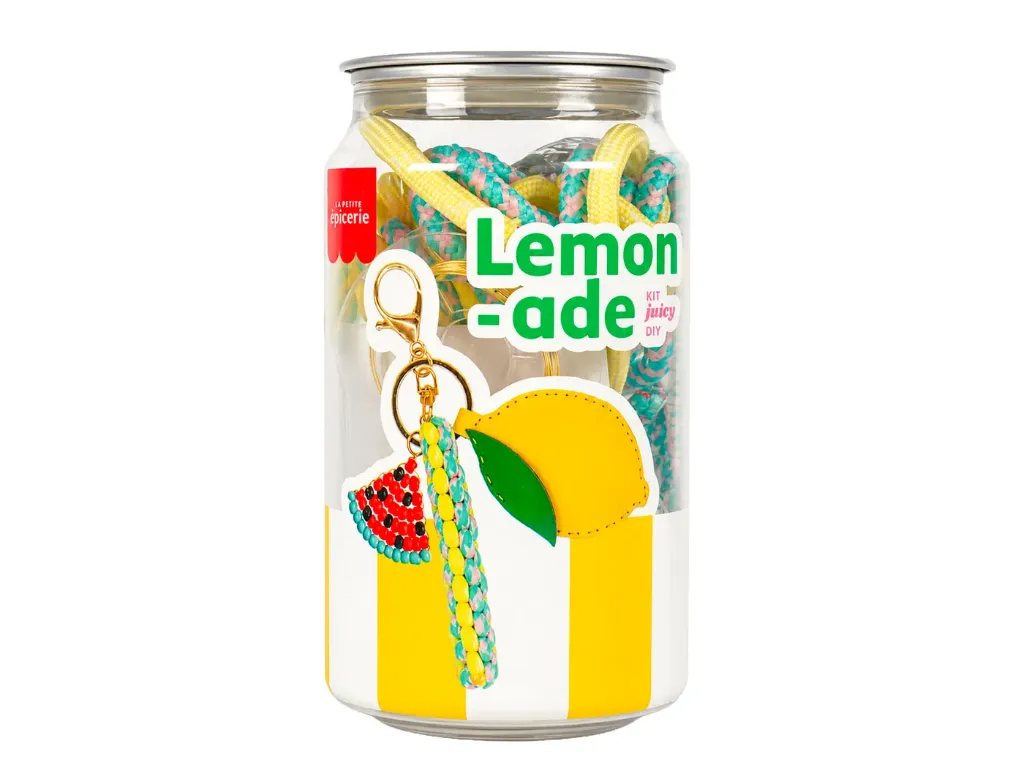 [PE-1335] Kit Canette Bag Charm Pshiiit - Lemonade