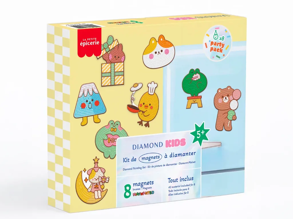 [PE-0511] Party Pack Petit Diamond kids Atelier de 8 Magnets