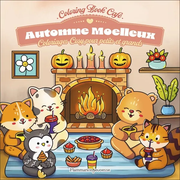 Automne Moelleux : Coloriages Cosy pour petits et grands