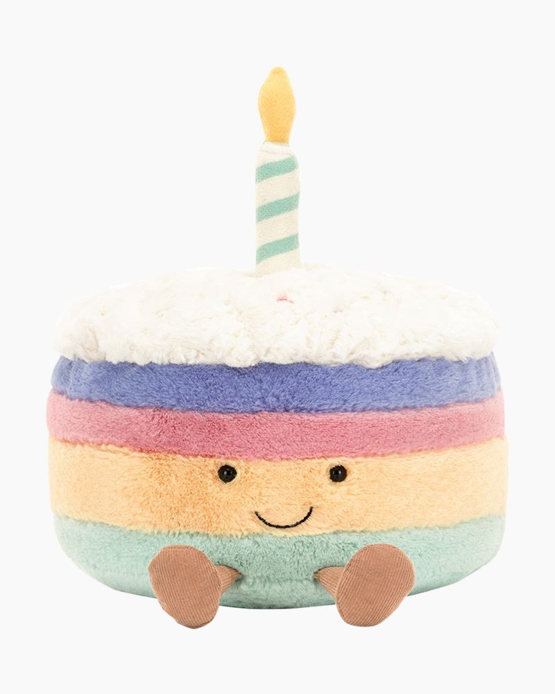 Amuseable Rainbow Birthday Cake Jellycat
