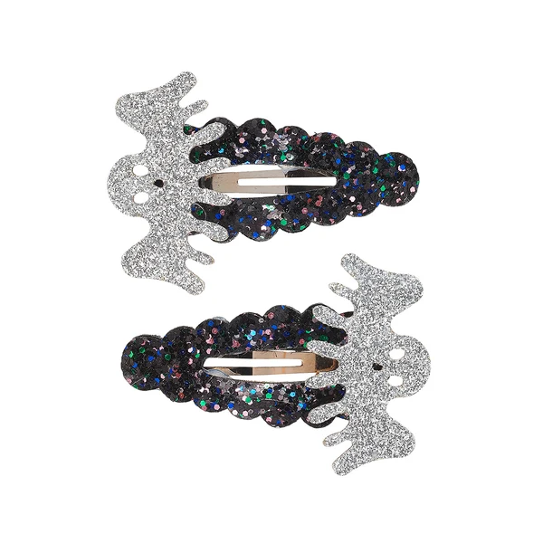 Barrettes Ghost argenté Souza