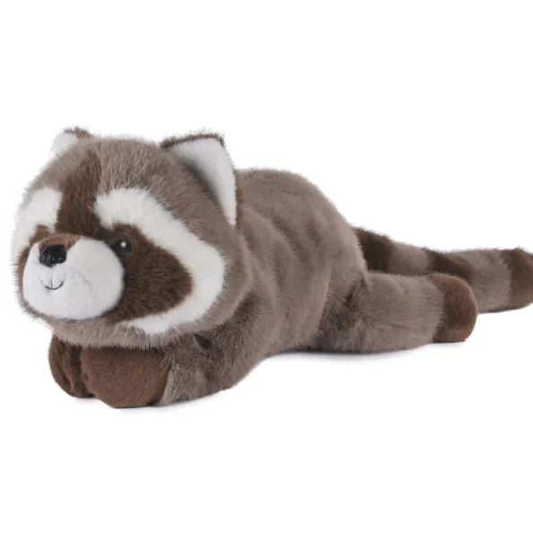Peluche lestée Vasco Raton Laveur marron 55 cm