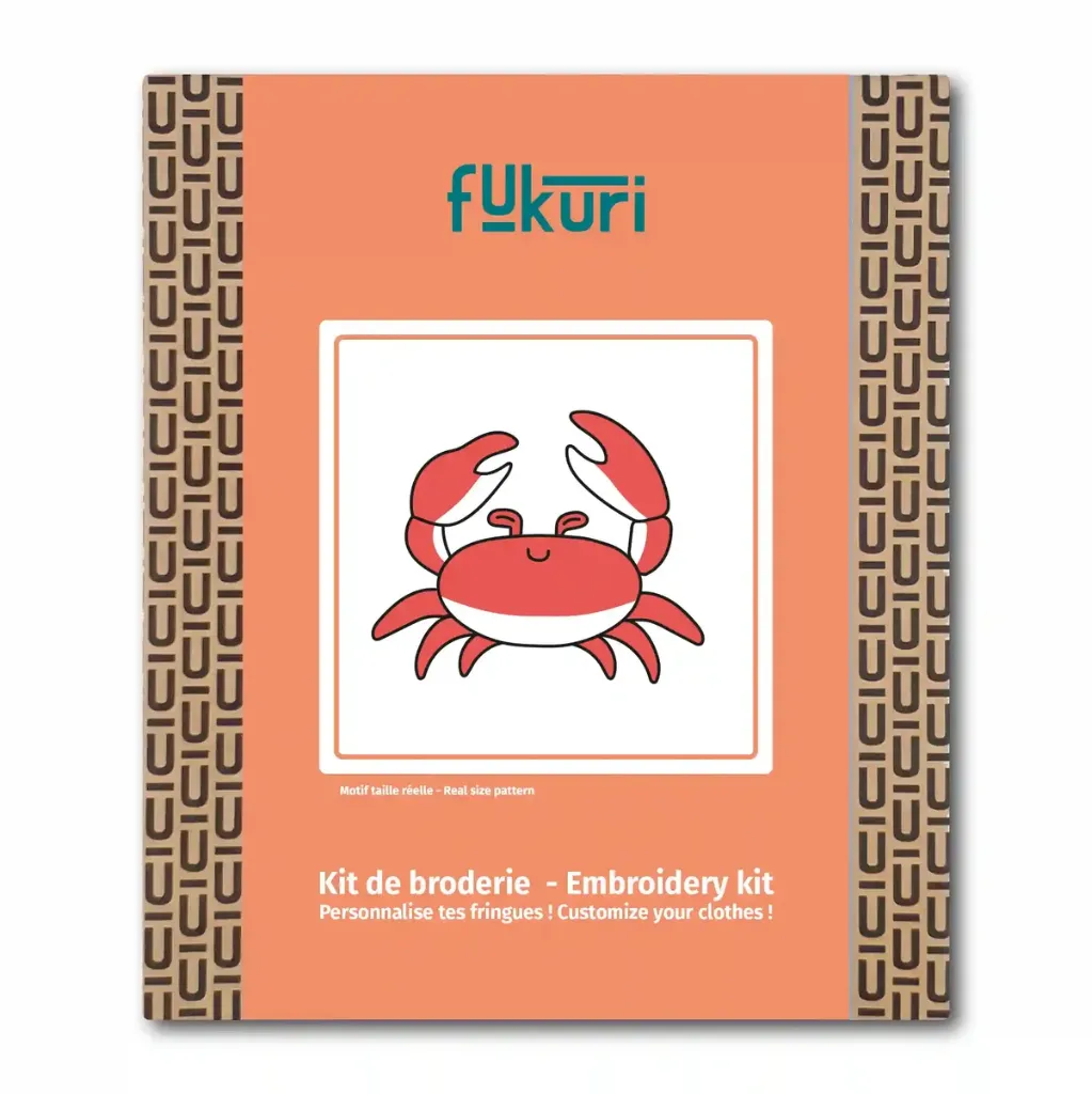 Kit Broderie - Crabe Kawaii