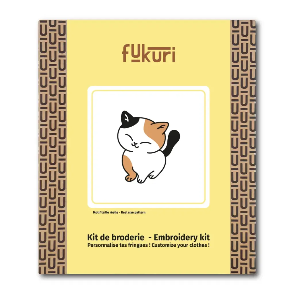 Kit Broderie - Chat Kawaii