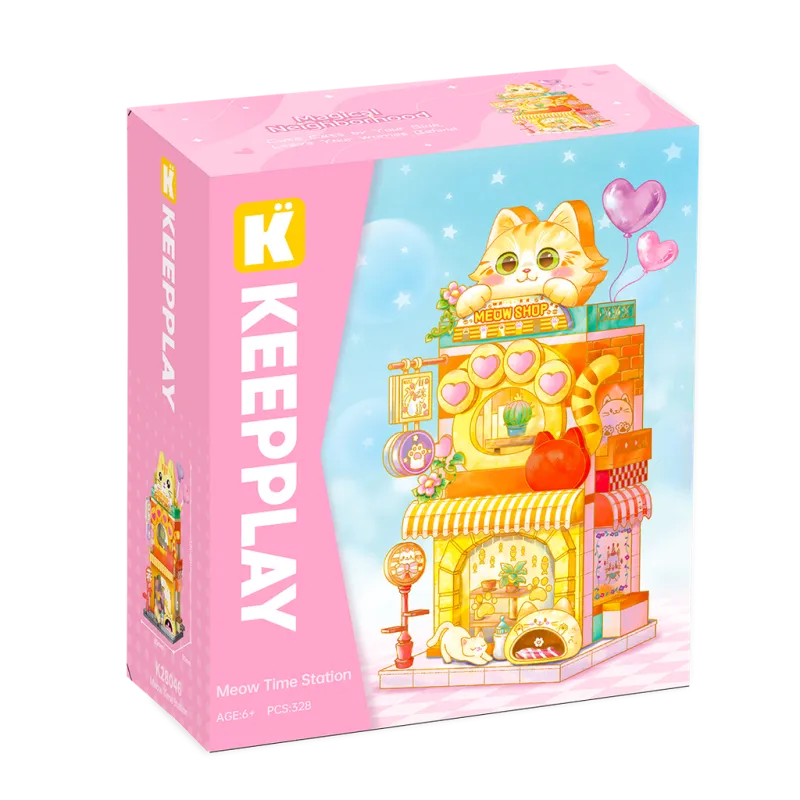 [KE-7805] Keepplay City Corner - Meow Time Station