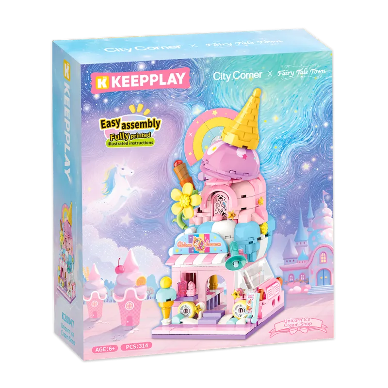 [KE-3325] Keepplay City Corner - Unicorn Ice Cream shop