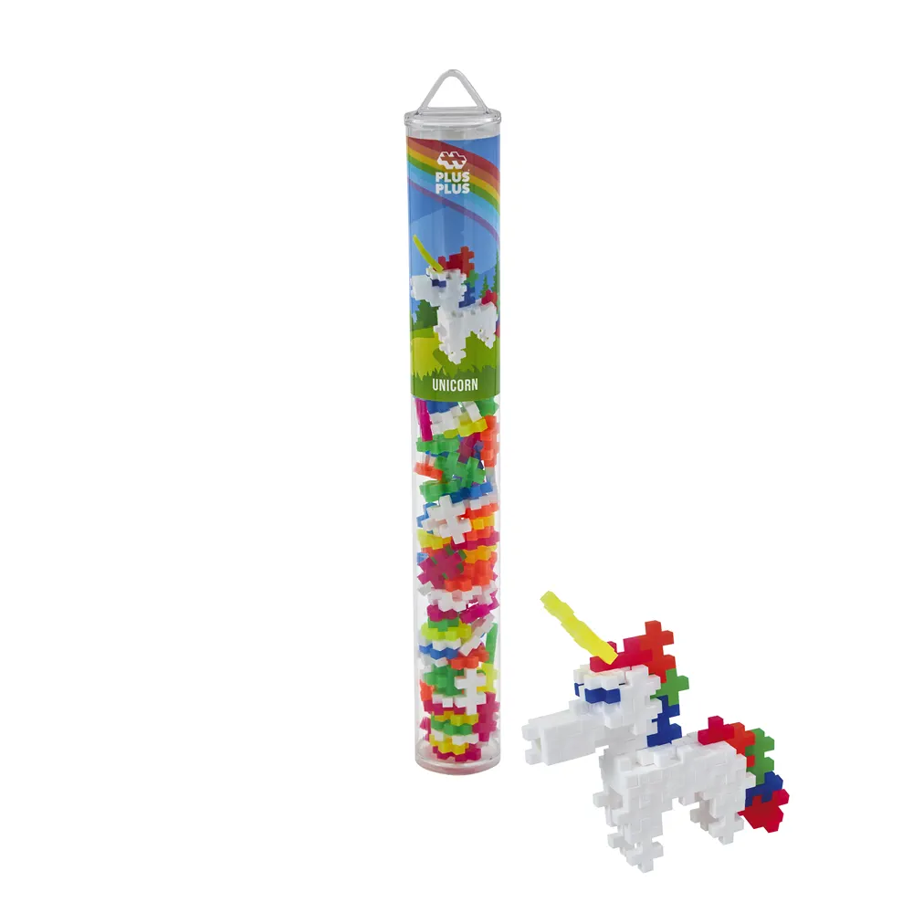 [PL-3541] Plus Plus Tube Licorne blanche
