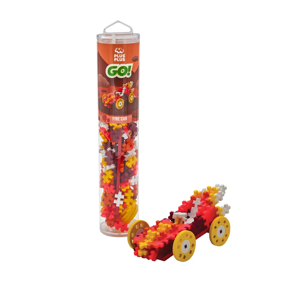 [PL-6757] Plus Plus Tube Voiture feu