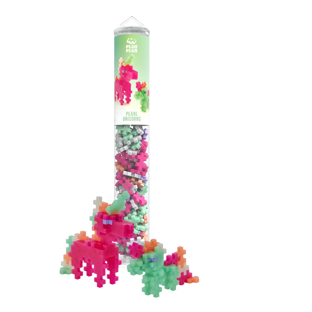 [PL-1836] Plus Plus Tube Licorne Perle 100 Pcs