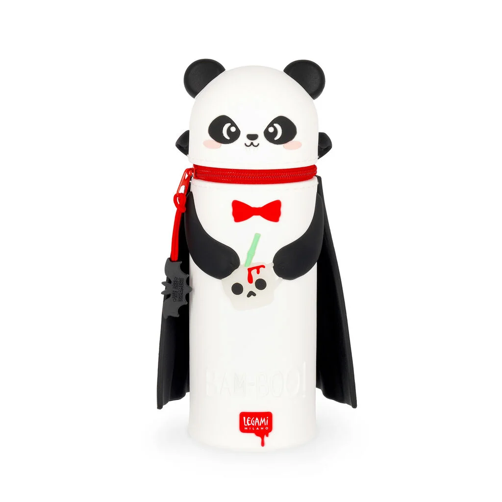 [LE-5163] Trousse 2 en 1 en Silicone Panda Halloween Kawaii Legami