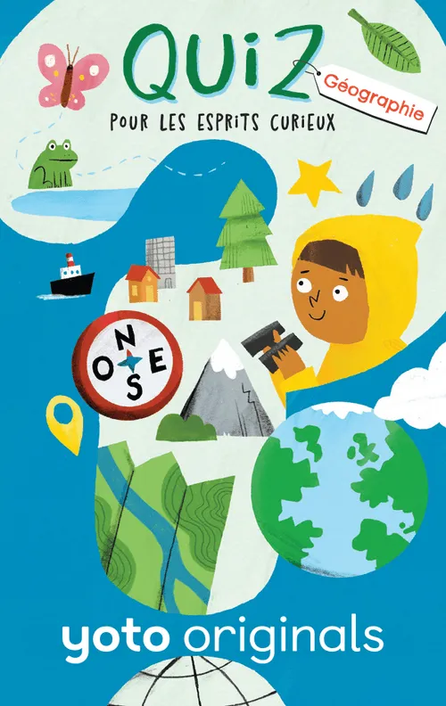 Carte à histoire Yoto Quiz pour les esprits curieux : Géographie