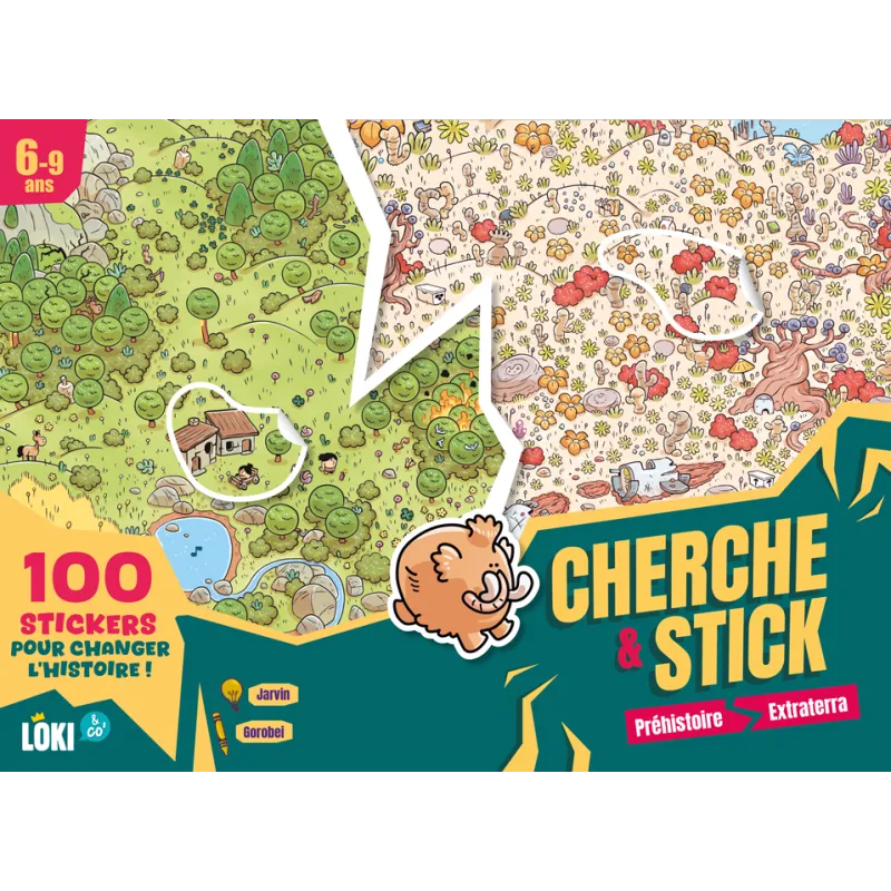 [LO-6072] Cherche et Stick Préhistoire et Extraterra