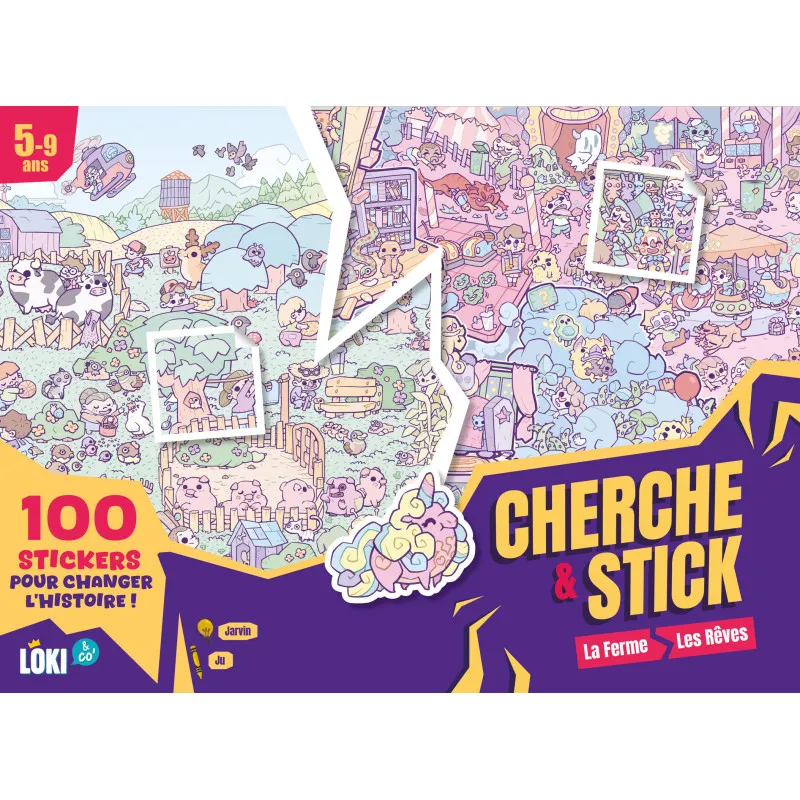 [LO-6058] Cherche et stick La Ferme et Les rêves