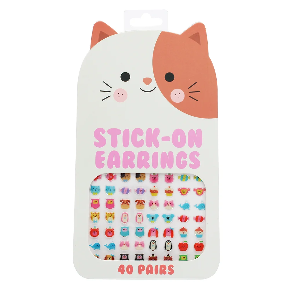 [RE-6750] Boucles d'oreilles autocollantes (40 paires) – Cool Cats