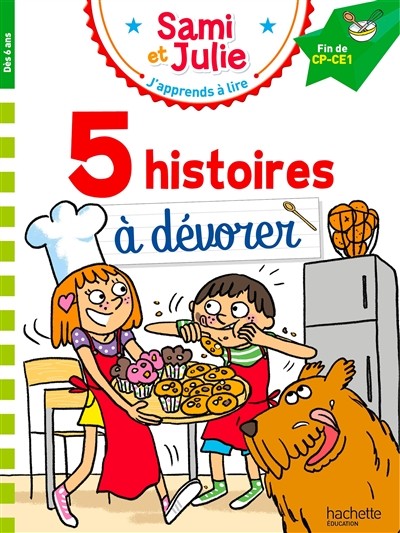 [HA-5406] J'apprends à lire avec Sami et Julie - Fin de CP-CE1 - 5 histoires à dévorer