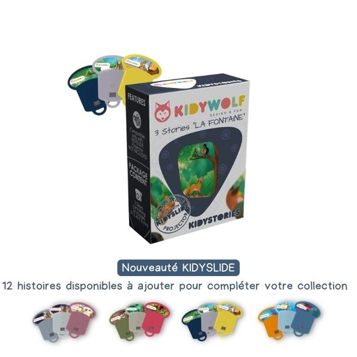 [KI-0330] 3 histoires Les Fables de La Fontaine KidyStories 