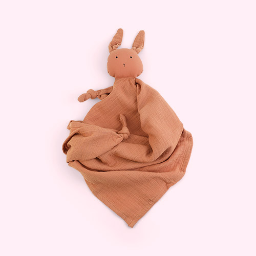 [LI-8522] Agnete Cuddle Cloth Rabbit Tuscany Rose Liewood