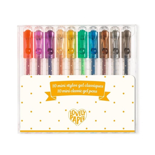 [DJ_7874] 10 mini stylos gel classique Djeco