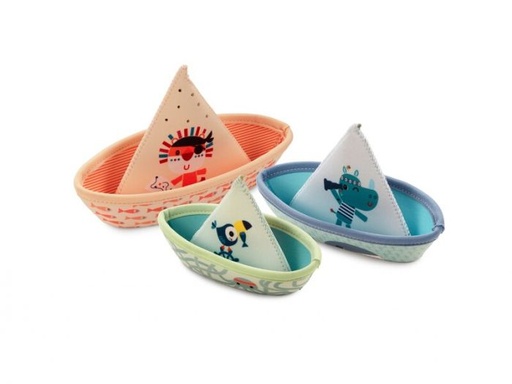 [LI-2884] 3 Bateaux Flottants Jungle