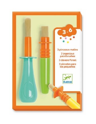 [DJ-0071] 3 Pinceaux malins Djeco