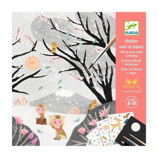 [DJ_3492] Atelier Noir & Blanc Dernières neiges Djeco