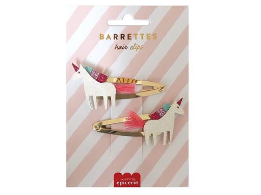 [PE_6008] Barrettes Licornes