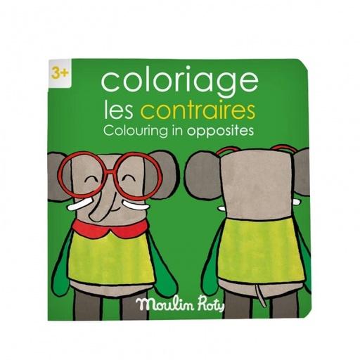 [MO-6055] Carnet de coloriage Les contraires Moulin Roty