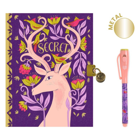 [DJ_6178] Carnet secret avec feutre magique Melissa