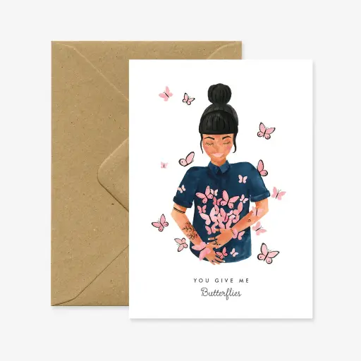 Carte Butterflies All The Ways to Say
