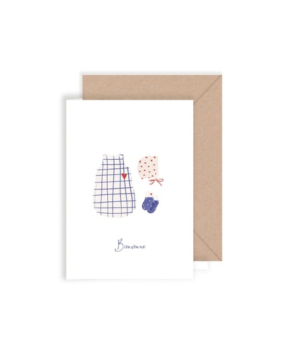 Carte Bienvenue Coeurs My Lovely Thing