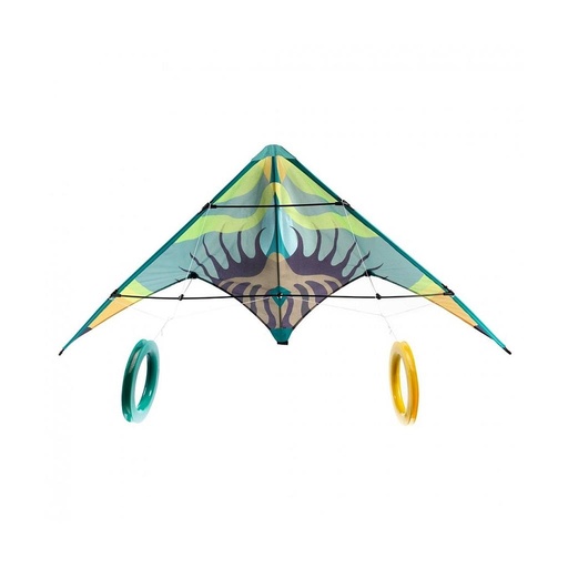 [DJ_1631] Cerf-volant acrobatique Green Wave Djeco