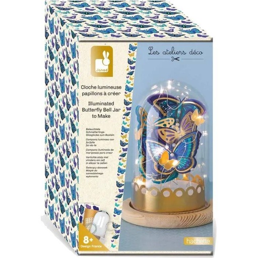 [JA_8783] Cloche lumineuse Papillons à créer Janod