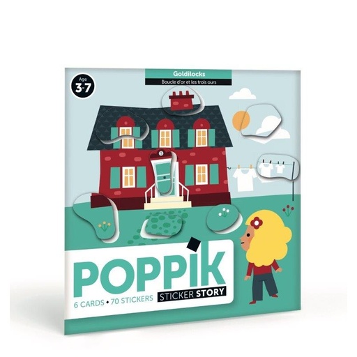 [PO-1729] Conte en stickers Boucle d'or - Poppik