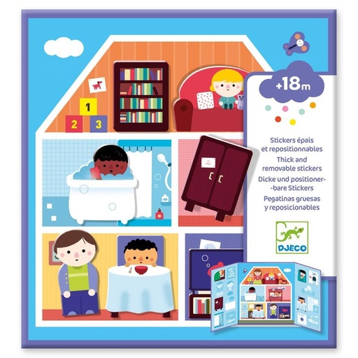 [DJ-09072] Créer Avec Des Stickers La maison