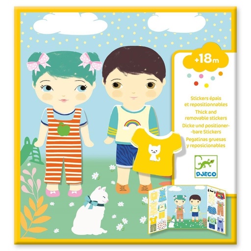 [DJ-0705] Créer avec des stickers Les habits Djeco