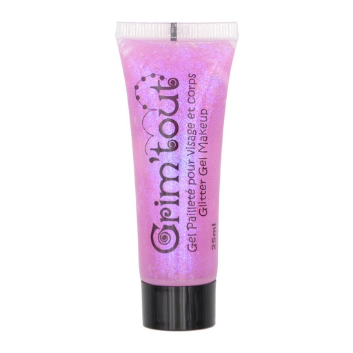 [GR_9744] Gel pailleté visage et corps Rose Grim'tout