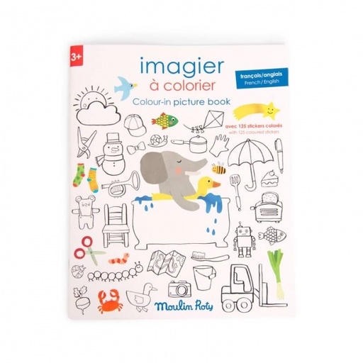 [MO-6116] Imagier Stickers Les Popipop