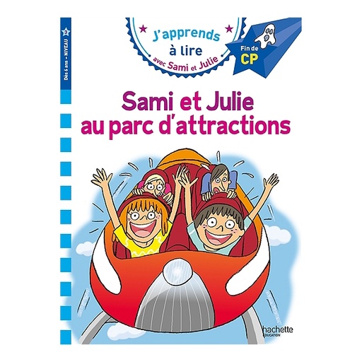 [HA-3679] J'apprends à lire avec Sami et Julie - Sami et Julie au parc d'attractions - Fin de CP niveau 3