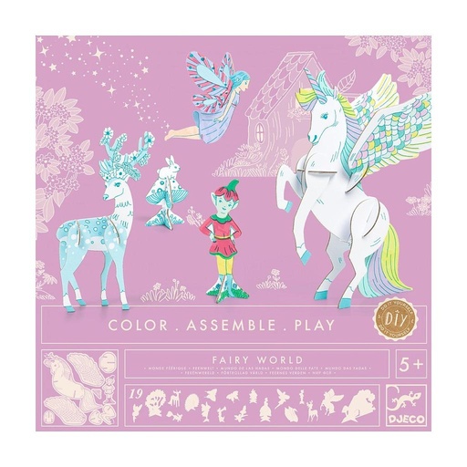 [DJ_0089] Kit Animaux DIY - Monde féérique