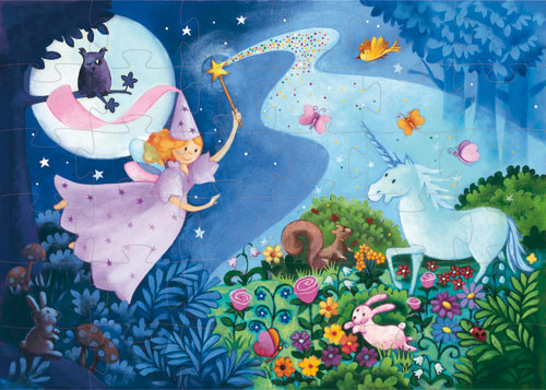 [DJ-2251] Puzzle La fée et la licorne 36 pcs